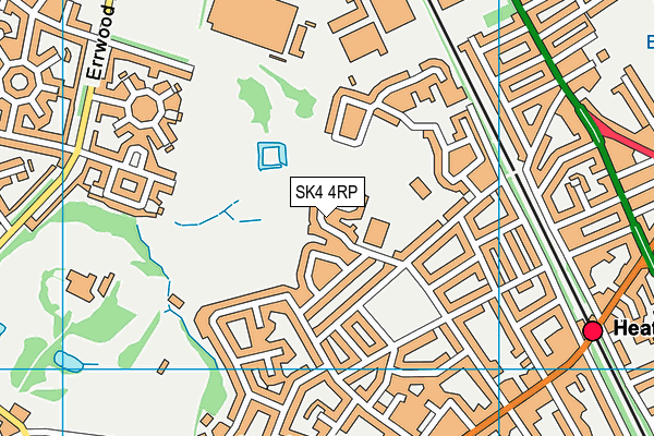 SK4 4RP map - OS VectorMap District (Ordnance Survey)