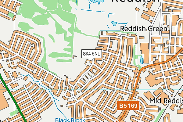 SK4 5NL map - OS VectorMap District (Ordnance Survey)