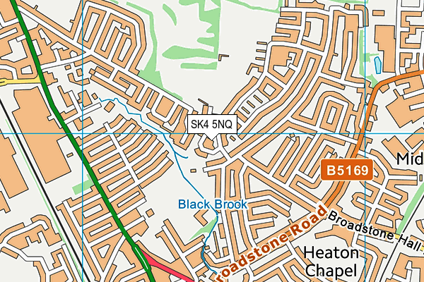 SK4 5NQ map - OS VectorMap District (Ordnance Survey)