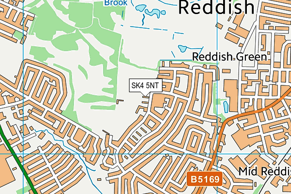 SK4 5NT map - OS VectorMap District (Ordnance Survey)