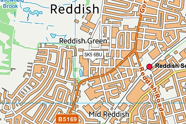 Houldsworth Park map (SK5 6BU) - OS VectorMap District (Ordnance Survey)