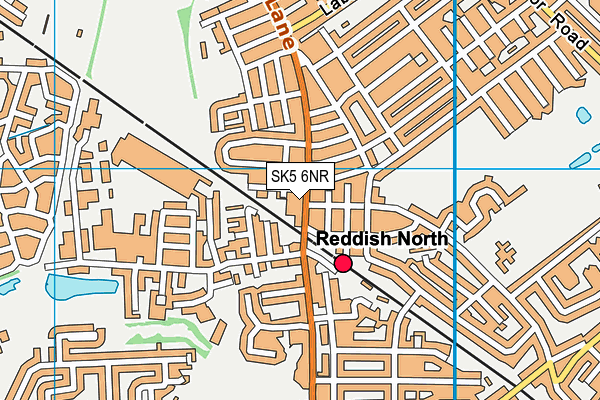 SK5 6NR map - OS VectorMap District (Ordnance Survey)