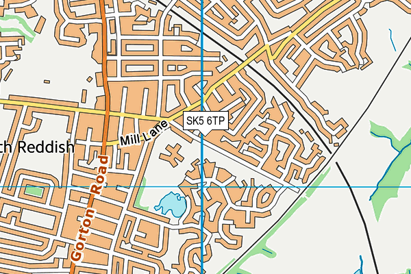 Vale View Primary School map (SK5 6TP) - OS VectorMap District (Ordnance Survey)