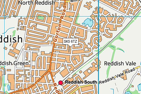 Map of OFFERTON VAPES LIMITED at district scale