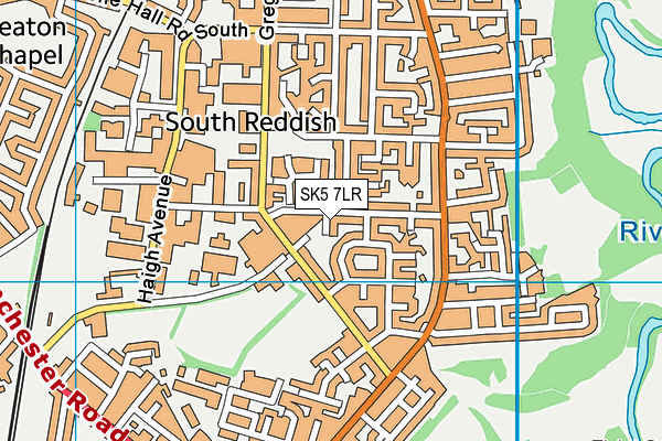 SK5 7LR map - OS VectorMap District (Ordnance Survey)