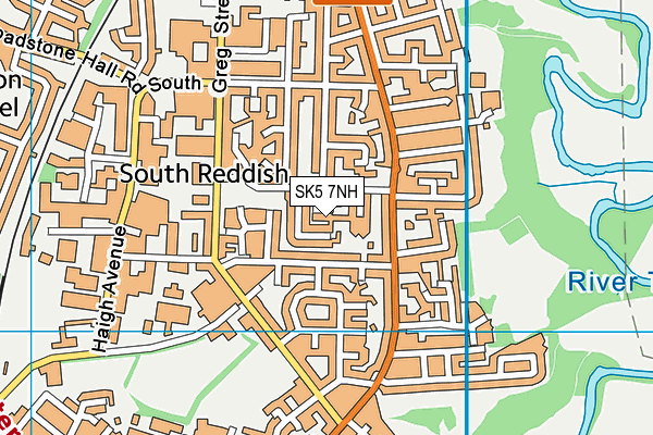 SK5 7NH map - OS VectorMap District (Ordnance Survey)