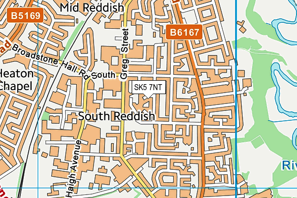 SK5 7NT map - OS VectorMap District (Ordnance Survey)