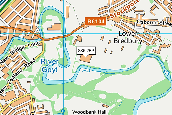 Crossfit Manchester map (SK6 2BP) - OS VectorMap District (Ordnance Survey)