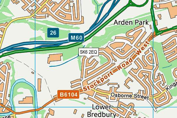 SK6 2EQ map - OS VectorMap District (Ordnance Survey)
