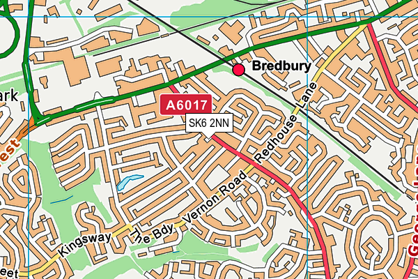 SK6 2NN map - OS VectorMap District (Ordnance Survey)