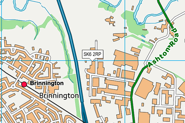 SK6 2RP map - OS VectorMap District (Ordnance Survey)