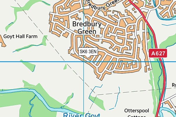 SK6 3EN map - OS VectorMap District (Ordnance Survey)