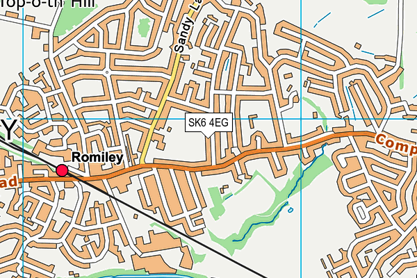 SK6 4EG map - OS VectorMap District (Ordnance Survey)