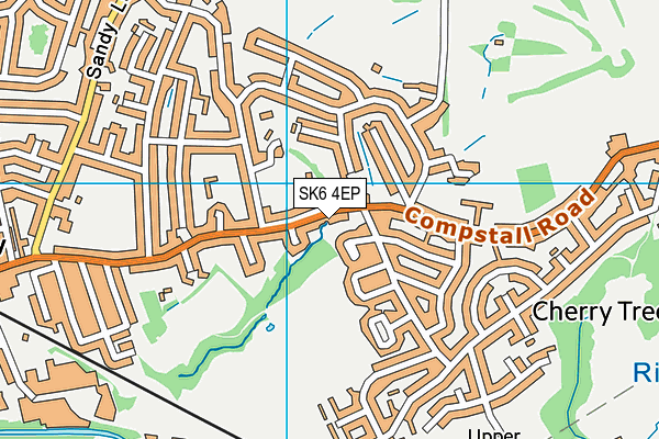 SK6 4EP map - OS VectorMap District (Ordnance Survey)