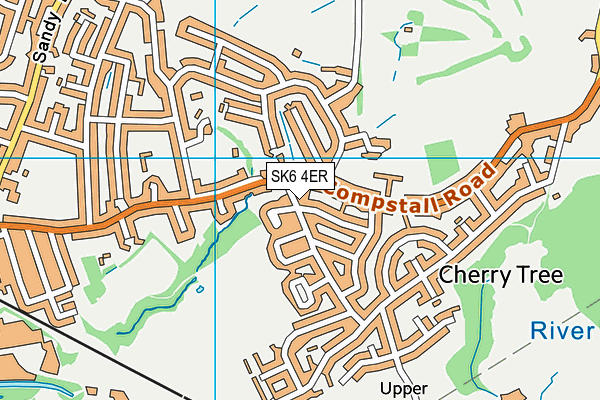 SK6 4ER map - OS VectorMap District (Ordnance Survey)