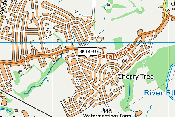 SK6 4EU map - OS VectorMap District (Ordnance Survey)