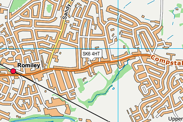 SK6 4HT map - OS VectorMap District (Ordnance Survey)