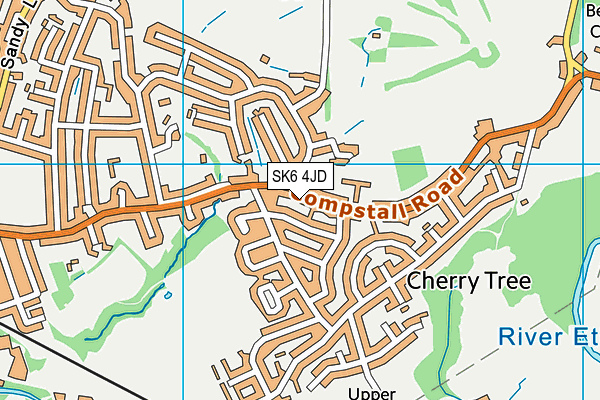 SK6 4JD map - OS VectorMap District (Ordnance Survey)