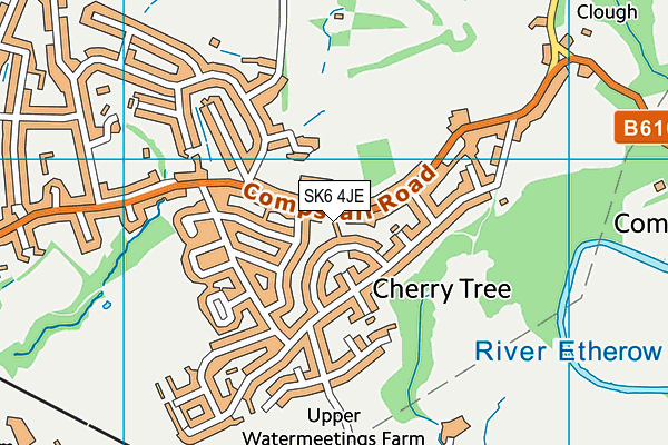 SK6 4JE map - OS VectorMap District (Ordnance Survey)
