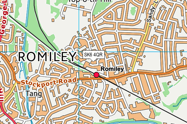 SK6 4QR map - OS VectorMap District (Ordnance Survey)