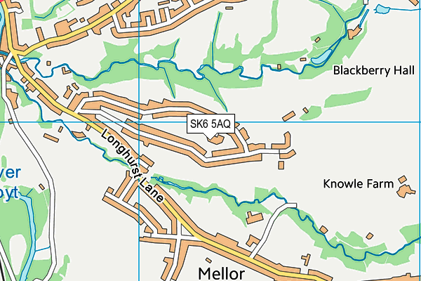 SK6 5AQ map - OS VectorMap District (Ordnance Survey)