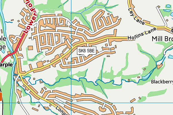 Map of GARSIDES OF GLOSSOP LIMITED at district scale