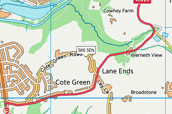 Map of LOWICK GREEN LTD at district scale