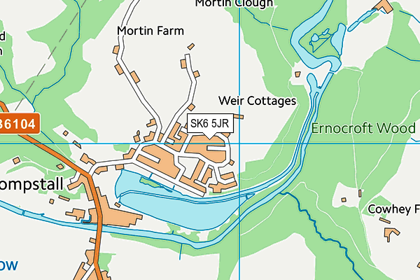 SK6 5JR map - OS VectorMap District (Ordnance Survey)