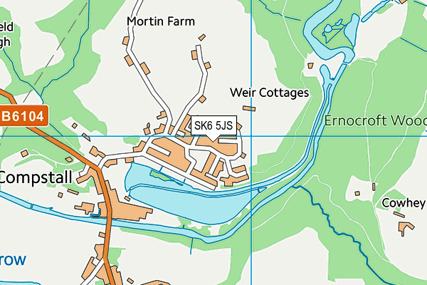 SK6 5JS map - OS VectorMap District (Ordnance Survey)