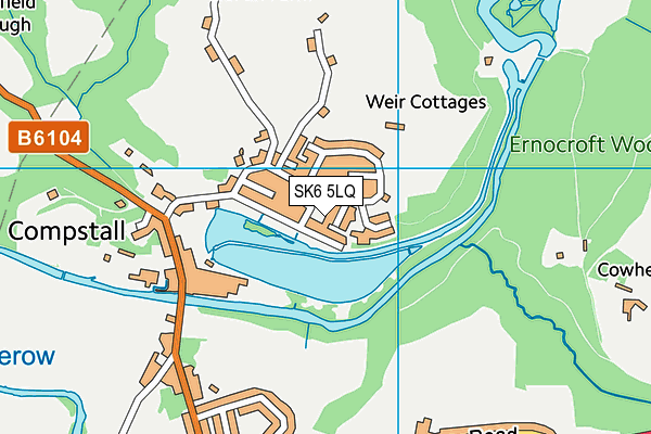 SK6 5LQ map - OS VectorMap District (Ordnance Survey)