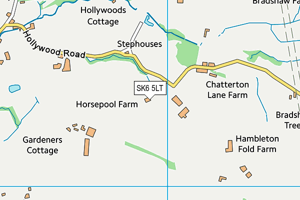 SK6 5LT map - OS VectorMap District (Ordnance Survey)