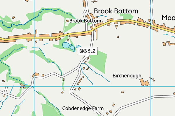 Map of MELLOR MEADOW LIMITED at district scale