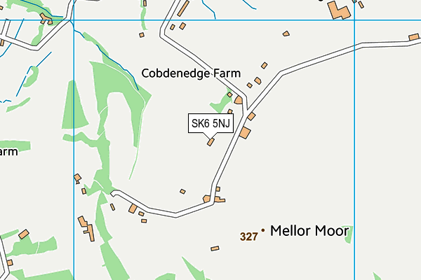 SK6 5NJ map - OS VectorMap District (Ordnance Survey)