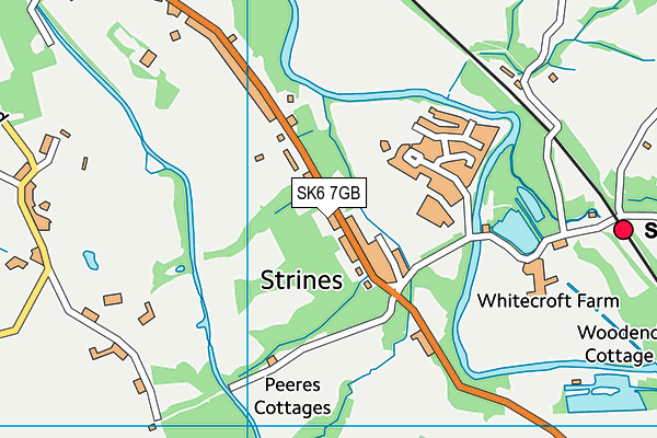 SK6 7GB map - OS VectorMap District (Ordnance Survey)