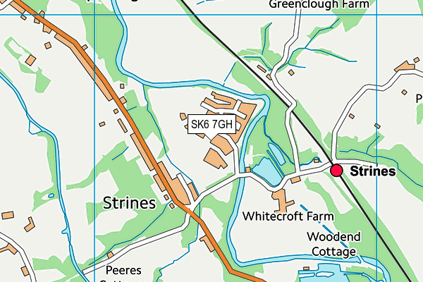 SK6 7GH map - OS VectorMap District (Ordnance Survey)