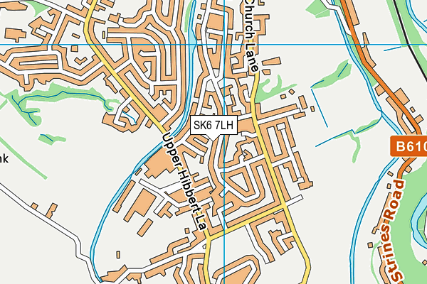 SK6 7LH map - OS VectorMap District (Ordnance Survey)