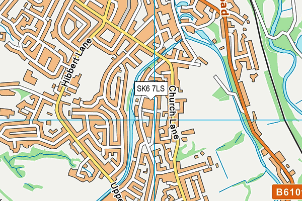 SK6 7LS map - OS VectorMap District (Ordnance Survey)
