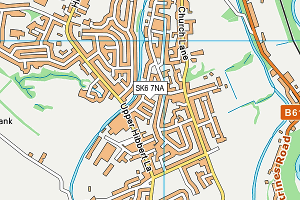 SK6 7NA map - OS VectorMap District (Ordnance Survey)