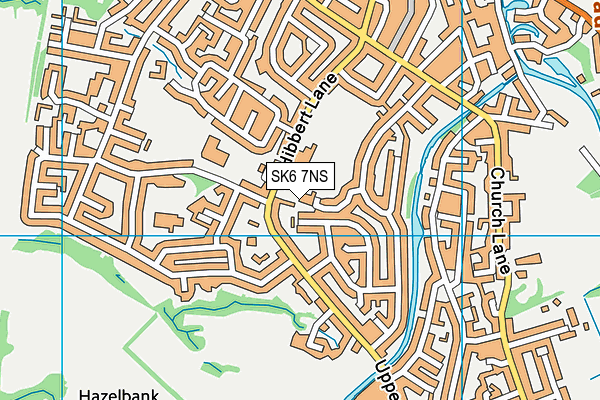 SK6 7NS map - OS VectorMap District (Ordnance Survey)