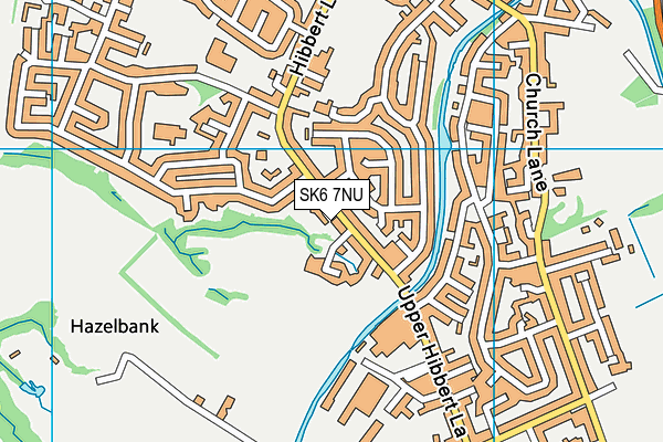 SK6 7NU map - OS VectorMap District (Ordnance Survey)