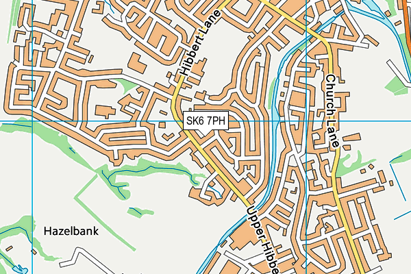 SK6 7PH map - OS VectorMap District (Ordnance Survey)
