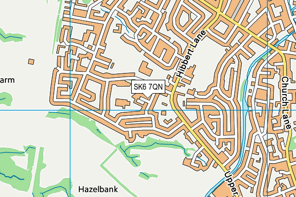 SK6 7QN map - OS VectorMap District (Ordnance Survey)