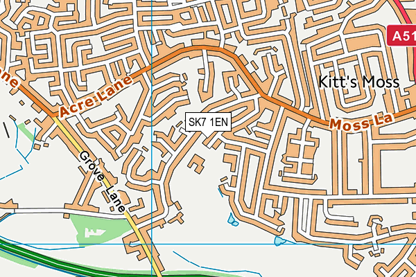 SK7 1EN map - OS VectorMap District (Ordnance Survey)