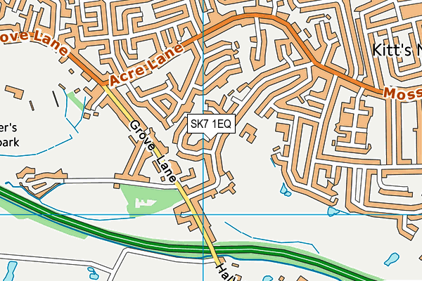 SK7 1EQ map - OS VectorMap District (Ordnance Survey)