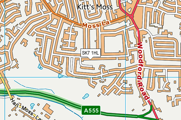 SK7 1HL map - OS VectorMap District (Ordnance Survey)