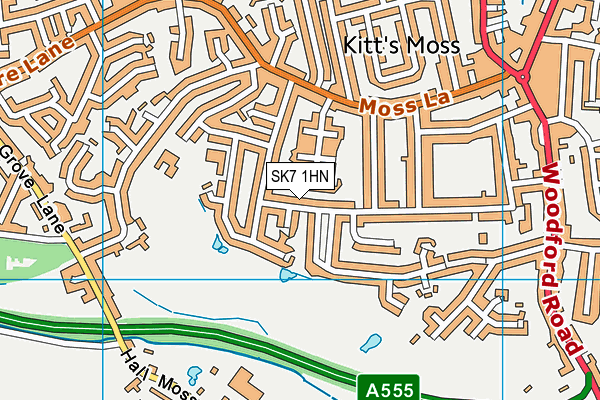 SK7 1HN map - OS VectorMap District (Ordnance Survey)