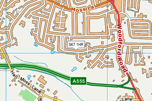 SK7 1HR map - OS VectorMap District (Ordnance Survey)