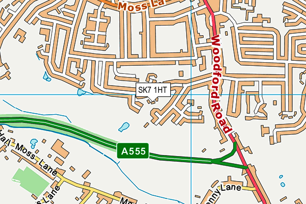 SK7 1HT map - OS VectorMap District (Ordnance Survey)