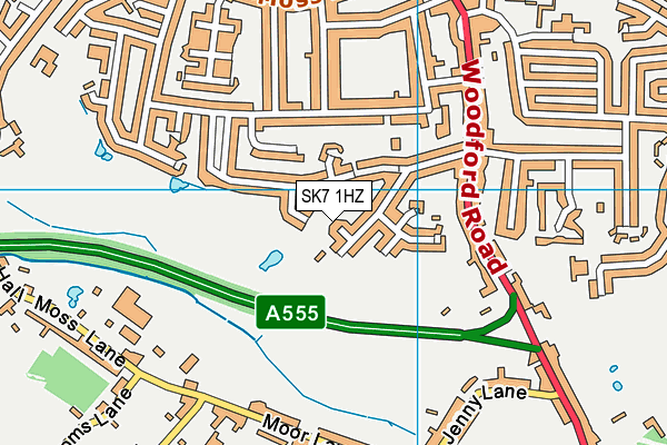 SK7 1HZ map - OS VectorMap District (Ordnance Survey)