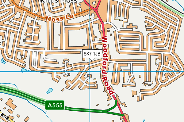 SK7 1JB map - OS VectorMap District (Ordnance Survey)